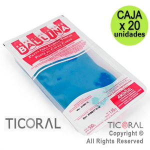 COBERTURA P/TORTA 1/2K COLOR AZUL BALLINA 20 x 1